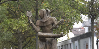 Statue von Till Eulenspiegel in Mainz